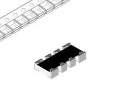 RESISTOR ARRAY 33OHM 4*402 %5
